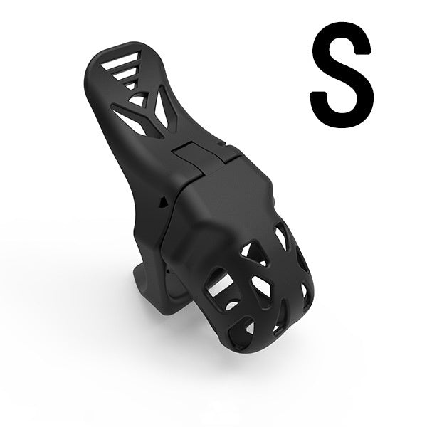Swallow Tail Chastity Cage - A - Black - S - image 8