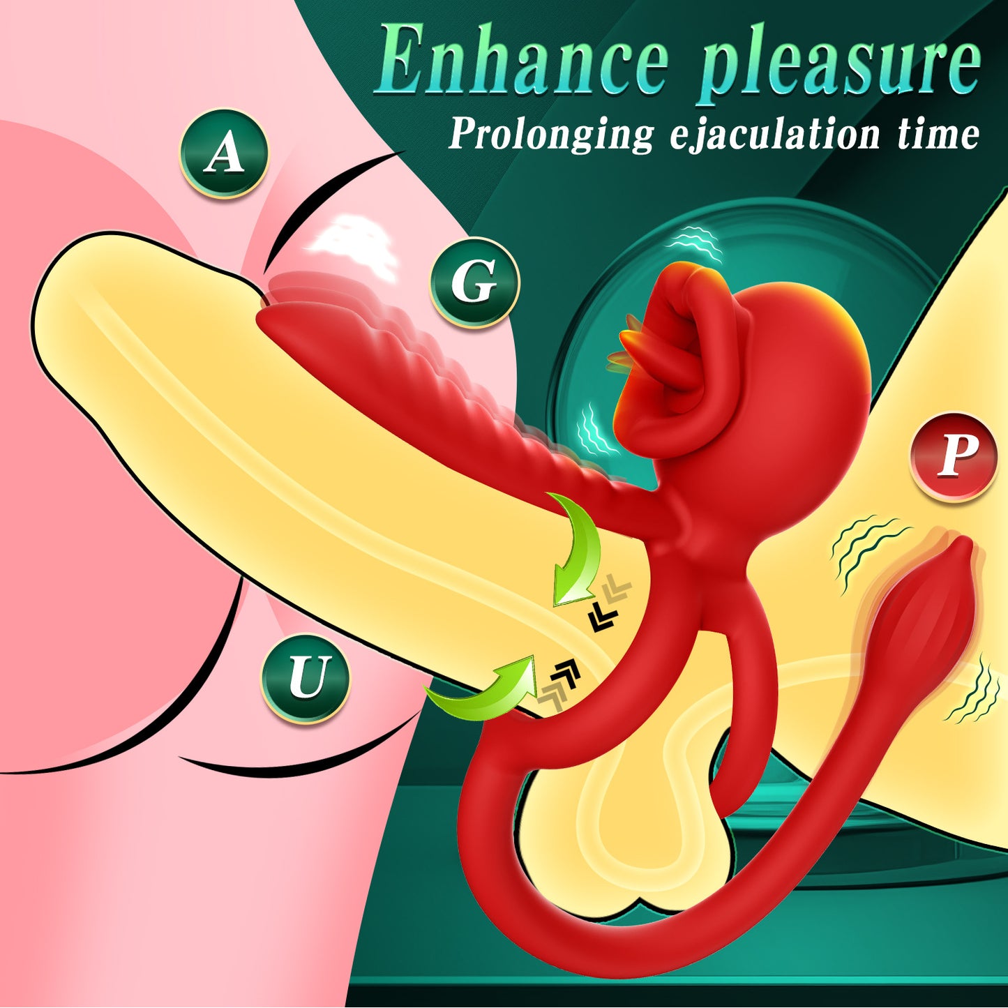3-in-1 Couple Vibrator with App Control – Dual Ring & Anal Plug for Intense Shared Pleasure - image 9