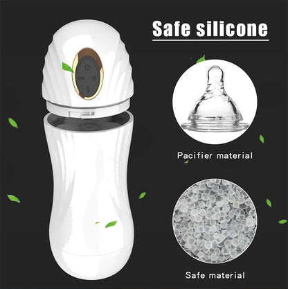 Flesh Vibe Masturbator with Vibration, Suction, and Tugging 3 Mode - image 0