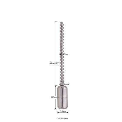 Dominator Urethral Sounds: Bullets - 3mm - image 5
