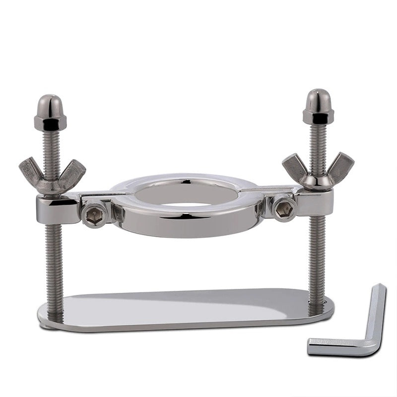 Adjustable Stainless Steel CBT Ball Stretcher with Removable Spikes – Extreme Pleasure & Pain Control - A - image 7