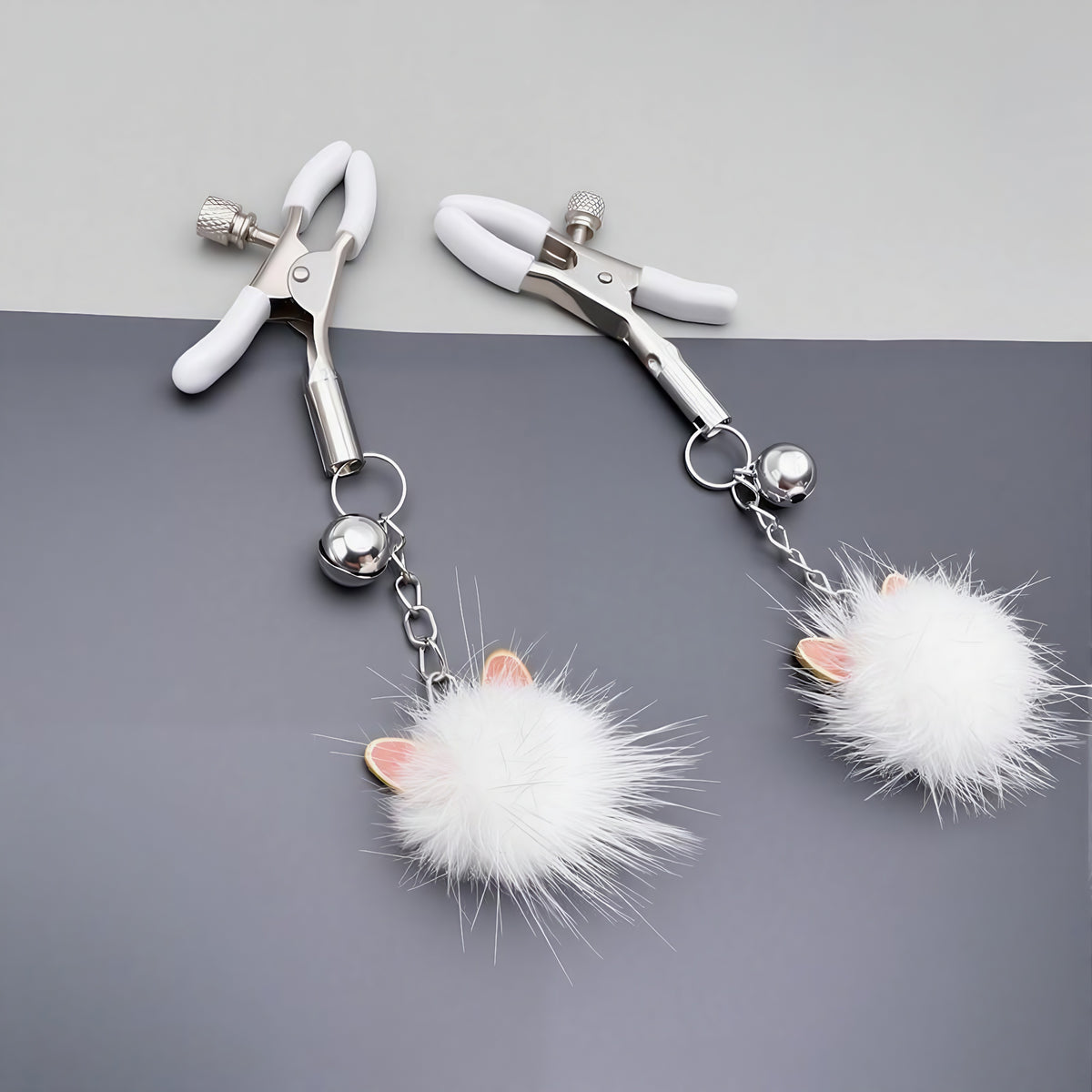 Fluffy Cat Bell Nipple Clamps - image 3