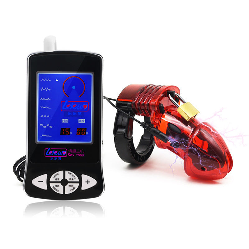 Cock Taser Electric Chastity Cage - Red - image 1