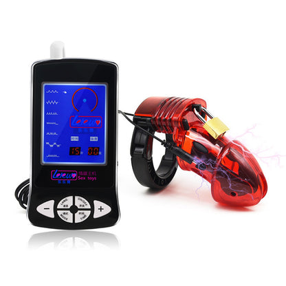 Cock Taser Electric Chastity Cage - Red - image 1