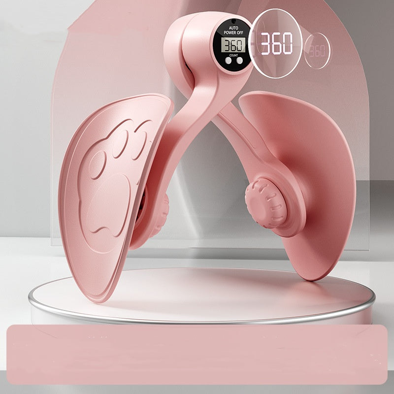 Kegel Trainer Pelvic Floor Trainer for Postpartum Rehabilitation Thigh Toner Workout - Pink - with counter - image 9