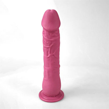 RealFeel Liquid Silicone Dildo – 8.86 inch - Pink - image 1