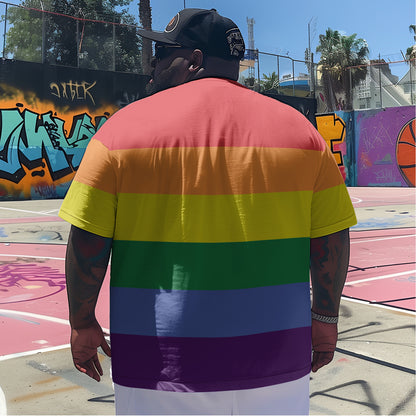 Rainbow All-Over Print T-Shirt - image 5