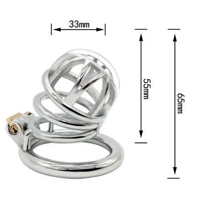The Wave Stainless Steel Chastity Cage - image 4