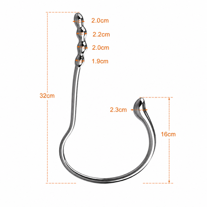 SM Stainless Steel Anal Hook - L - image 1