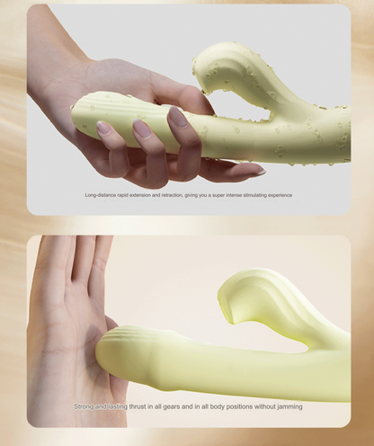 Retractable Vibrating Suction Heating Massager For Women's Masturbation - image 2