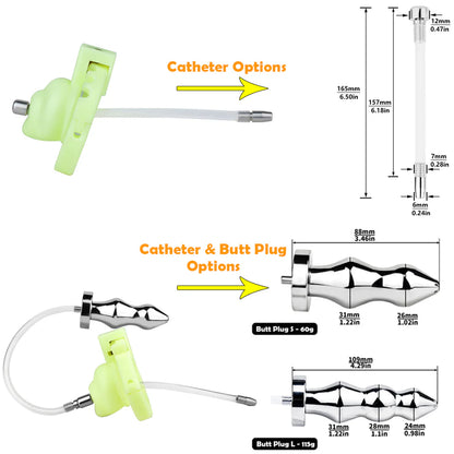 Adjustable Handcuff Resin Chastity Cage - image 4