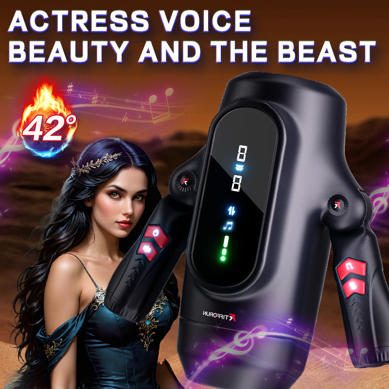 Male Masturbators Automatic Telescopic Vibrator - image 4