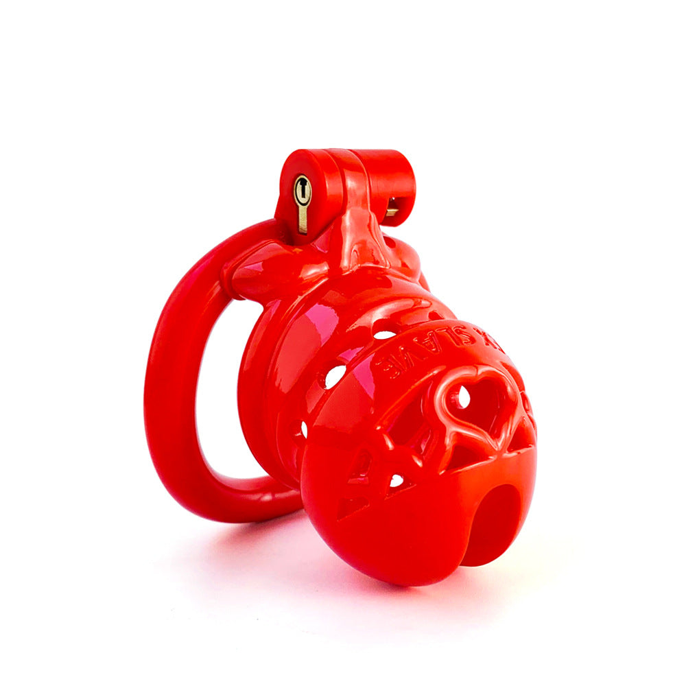 The Micro Dungeon: Resin Cock Cage "Minus Edition" - Red - image 1