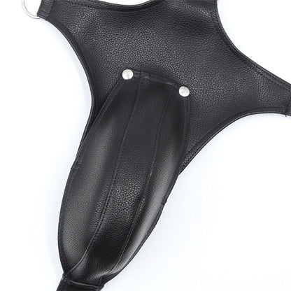 ObeyMe Faux Leather Bondage Harness - image 4