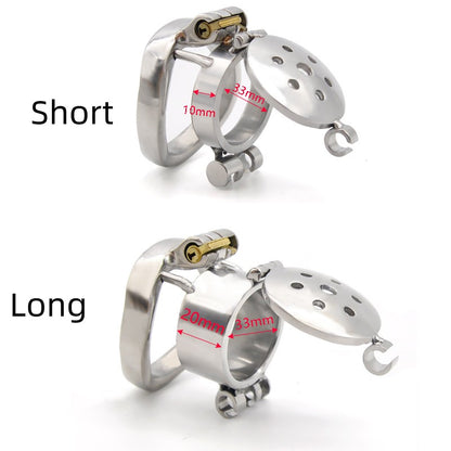 Flipped Metal Chastity Cage - image 2