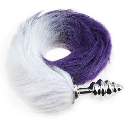 Smooth Long Fox Tail Flirting butt plug - image 2