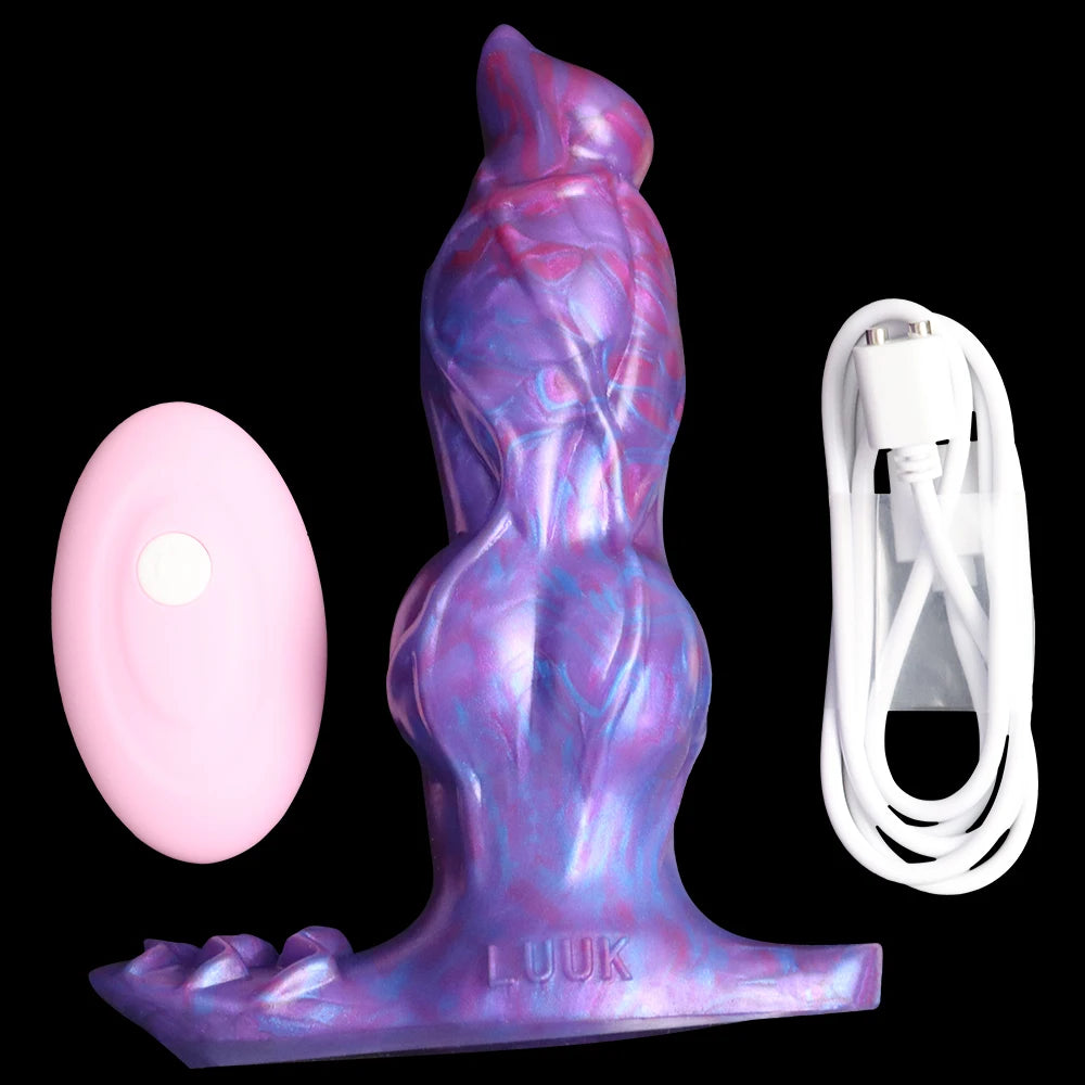 Vibrating Knot Dildo - image 6