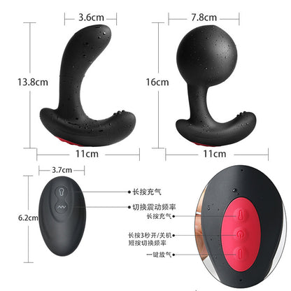 Remote Control Inflatable Vibrating Butt Plug - image 4