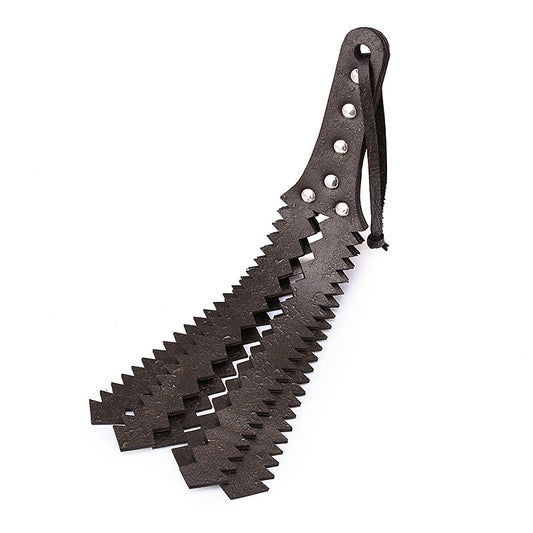 Serrated Faux Leather Flogger - image 1