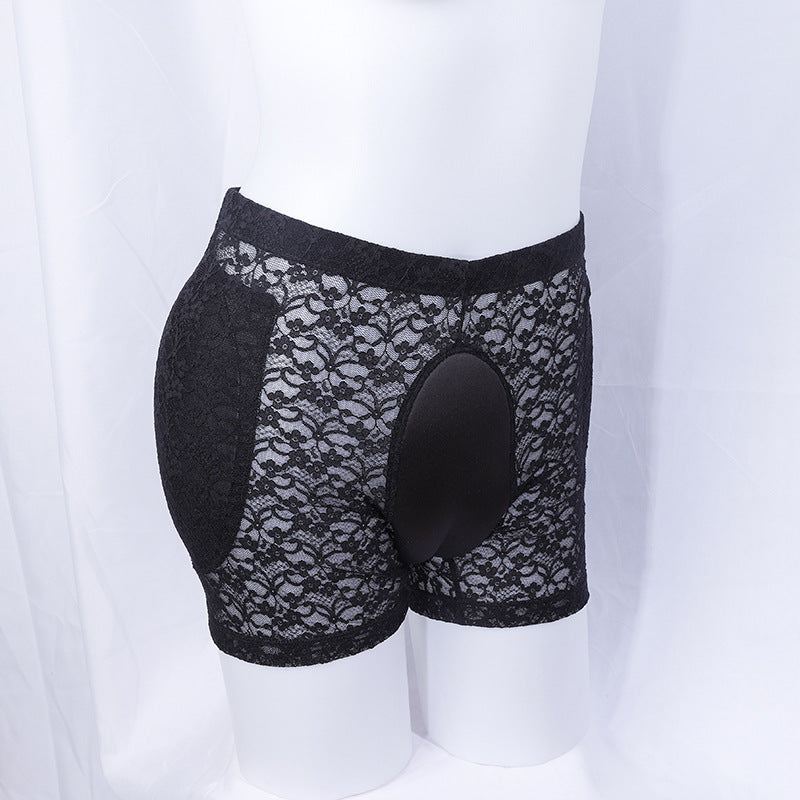 Sissy Camel Toe Lace Underwear - image 0