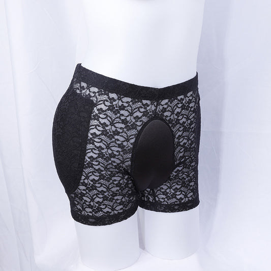 Sissy Camel Toe Lace Underwear - image 0