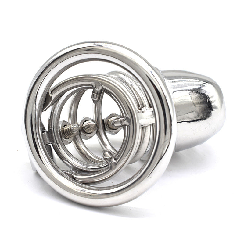Hollow Spiked Chastity Cage - image 2