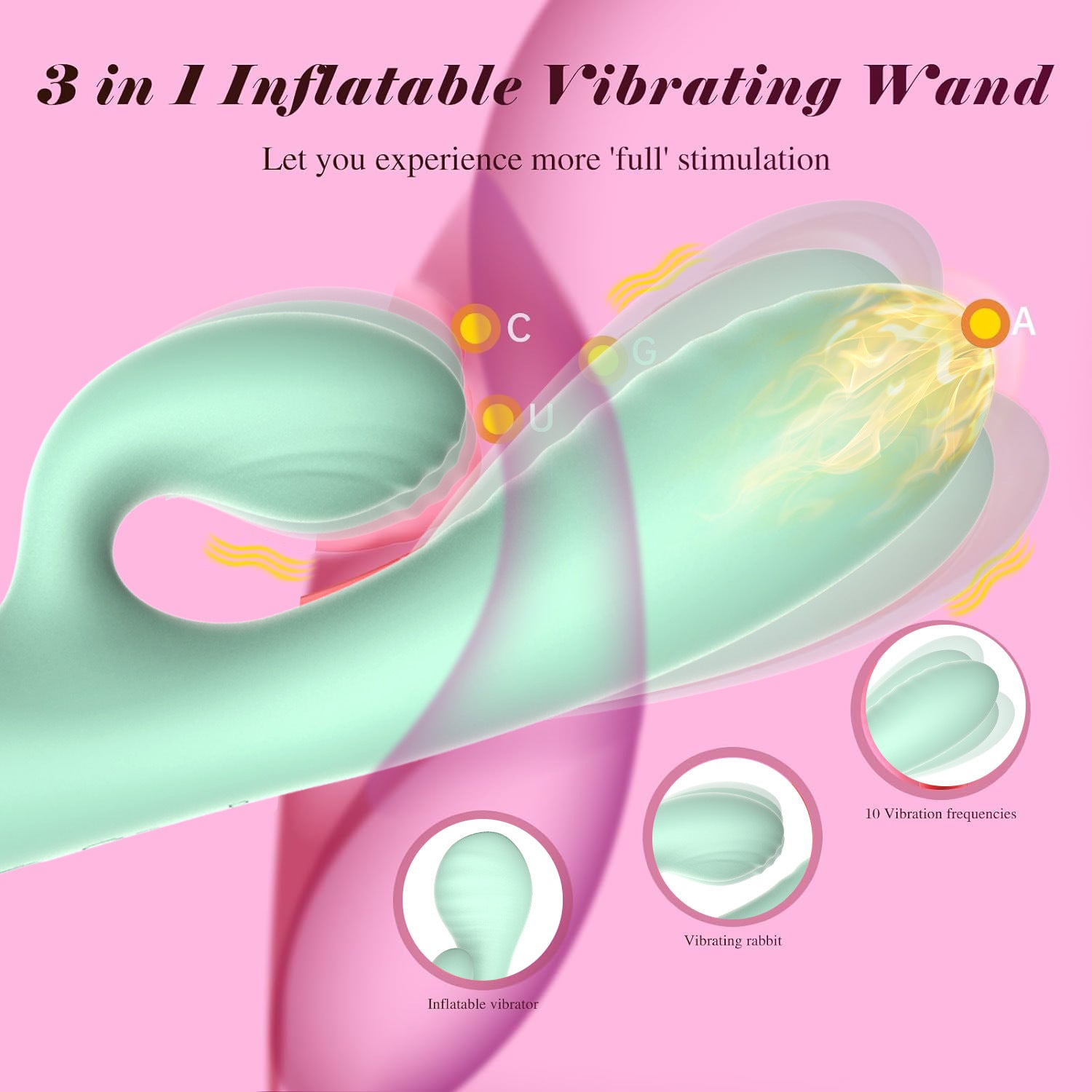 OnyxBloom Smart Pleasure Vibrator Wand - image 1