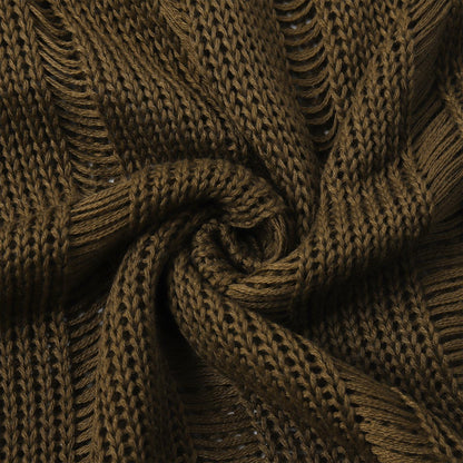 Micro Sheer Cutout Stretch Sweater - image 4