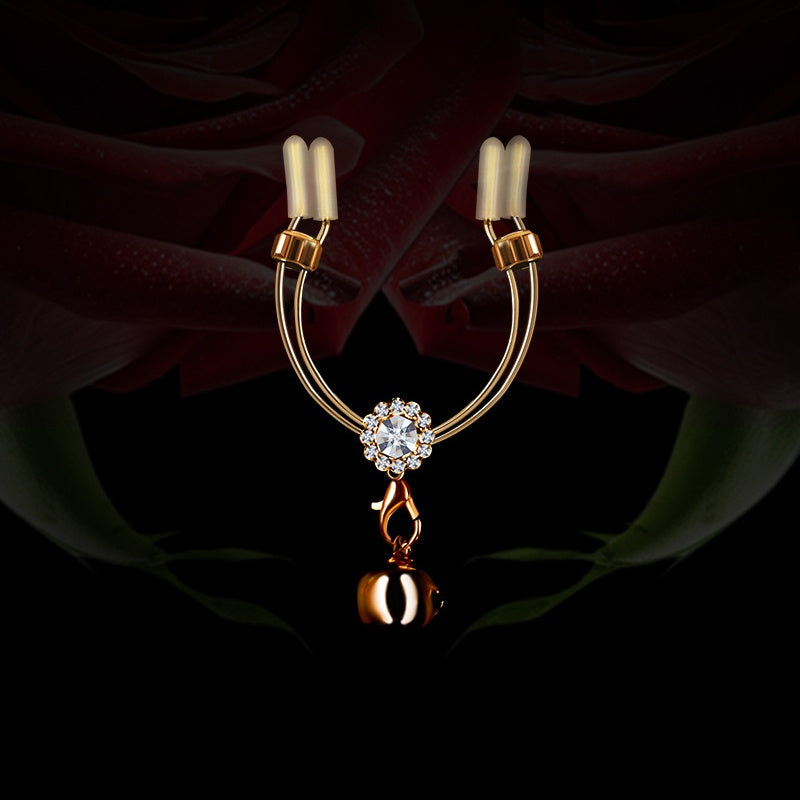 Rose Gold Nipple Clamps with Decorative Charms - A - image 4