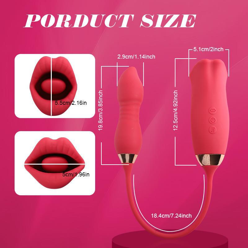 Rose Muncher – Mouth Biting & Thrusting Bullet Rose Toy - image 1