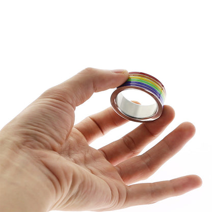 Pride Rainbow Cock Ring - image 5