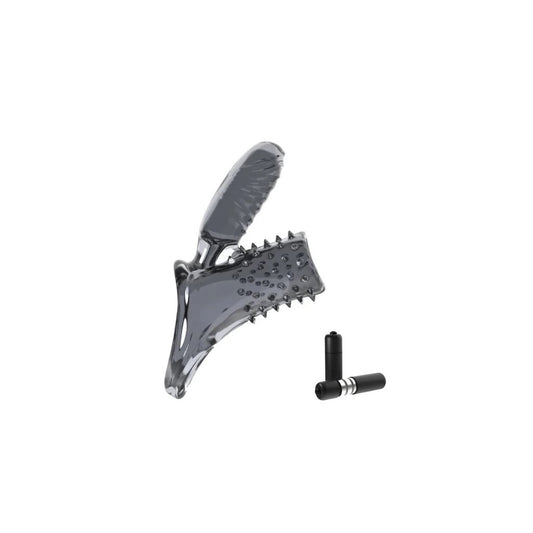 Vibrating Penis Sleeve Erection Ring with Bumps  - Bumps - image 1
