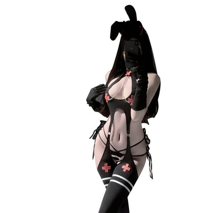 Sexy Bunny Costume Lingerie Set - image 1