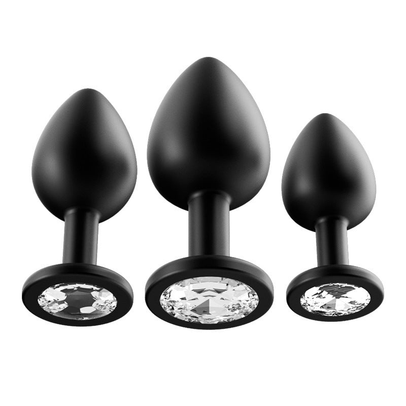 Crystal Diamond Anal Butt Plugs 3 Set - image 21