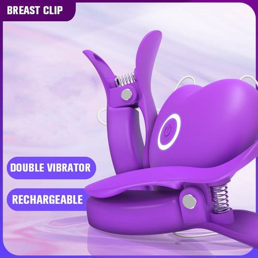 Whisper-Quiet Discreet Vibrating Nipple Clips - image 1
