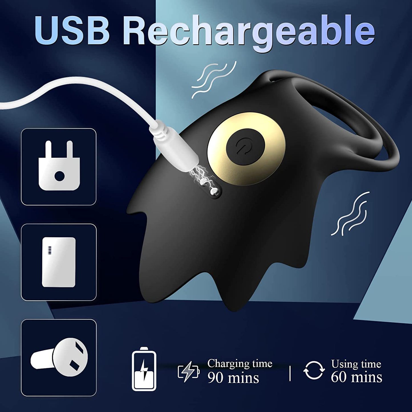 Starfish Vibrating Cock Ring – 360° Stimulation for Couples - image 6