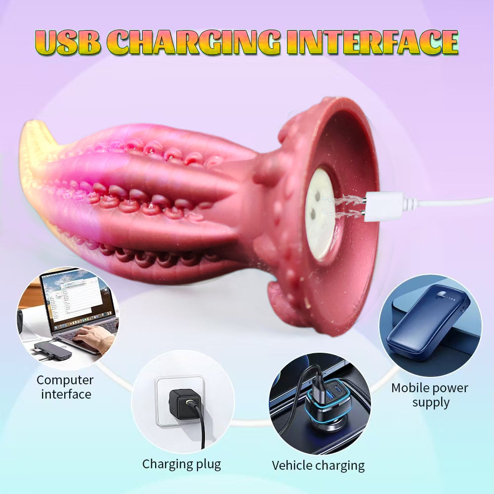 5.51'' Insertable Octopus-tentacle Silicone Dildo - image 5
