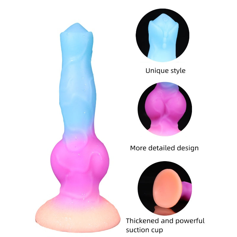 Mythical Space Dog Fantasy Glows Dildo - image 1