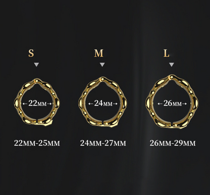 24k Adjustable Glan Ring Penis Ring - image 5