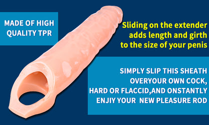 Mighty Penis Extender Sleeve with Ball Loop - image 6