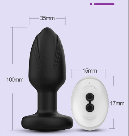 Light Up Vibrating 360° Rotating Butt Plug - image 6