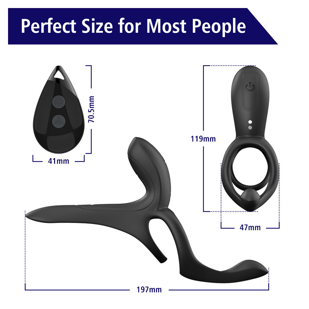 Vibrator for Couple 3 in 1 Vibrating Cock Ring G spot, Clitorals Stimulator - image 1