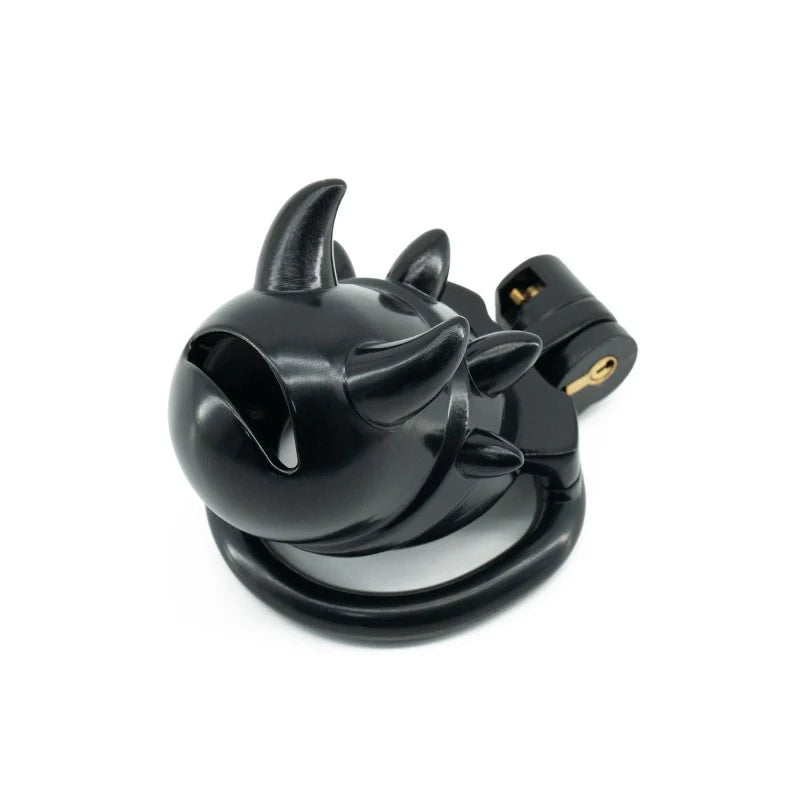 Demon & Angel Lightweight Resin Chastity Cage - image 5