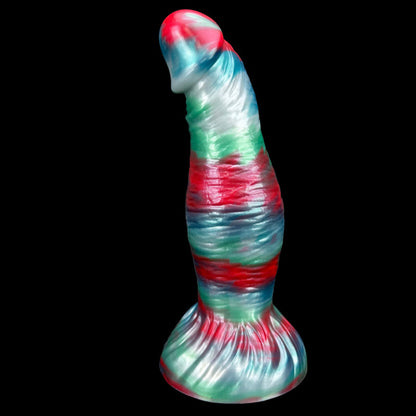 8.07" Ultra-Soft Monster Silicone Dildo with Suction Cup Base - image 1