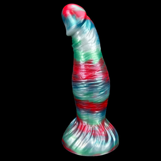 8.07" Ultra-Soft Monster Silicone Dildo with Suction Cup Base - image 1