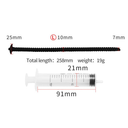 Male Spray/Washing With Syringe Urethral Plug Urethra Dil Sounding - 10mm sound + Syringe - image 8