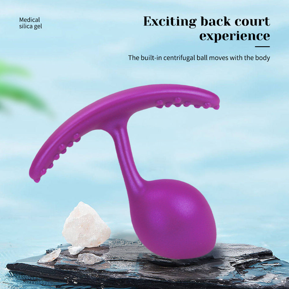 Realistic Stretch Anal Plug with Built-in Steel Balls and Stimulating Base - image 7