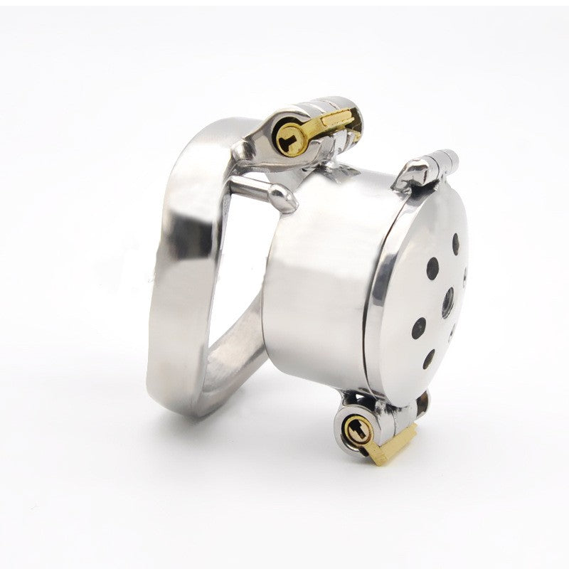 Flipped Metal Chastity Cage - Long 50mm - image 3