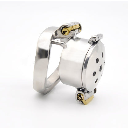 Flipped Metal Chastity Cage - Long 50mm - image 3