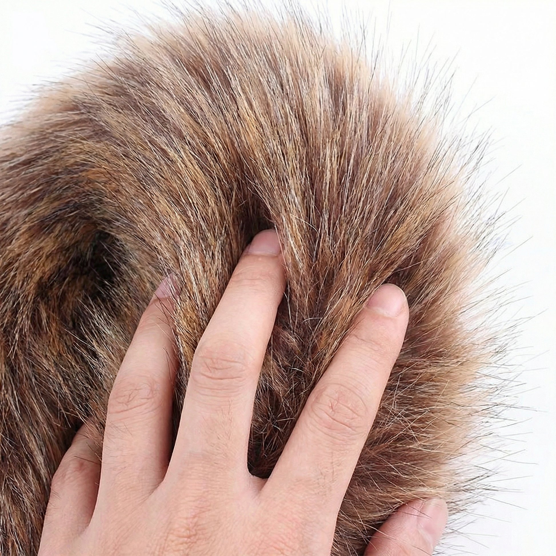 Brown Fox Tail Butt Plug • 18.1 Inch Tail - image 4